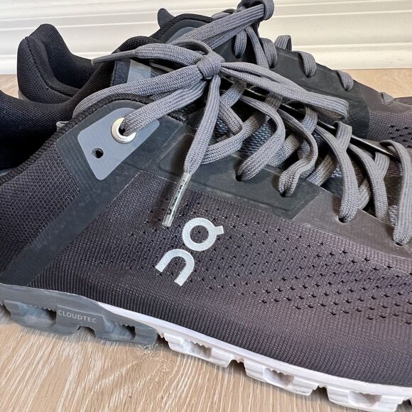 On Running Cloudflow 3 Running Shoes Black/Asphalt Men's-Size 11.5 - Picture 7 of 13